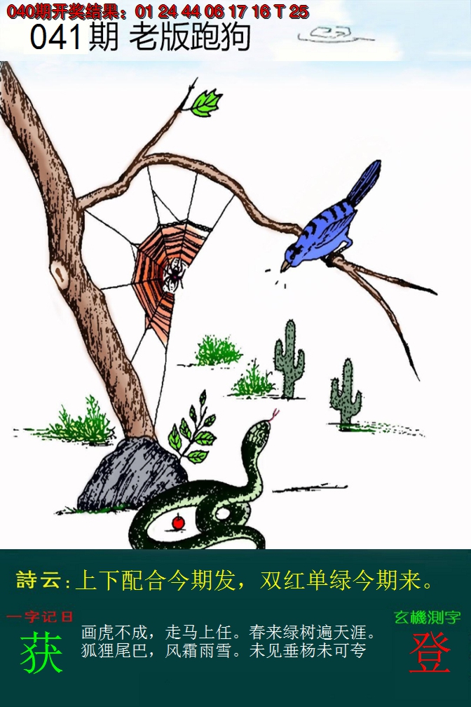 2025041期老版跑狗