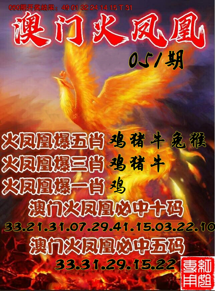 2025051期火凤凰