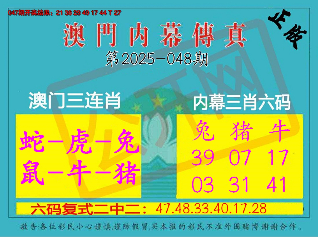 2025048期内幕传真三肖版
