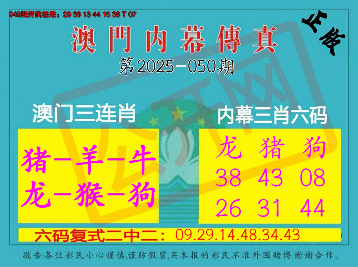 2025050期内幕传真三肖版