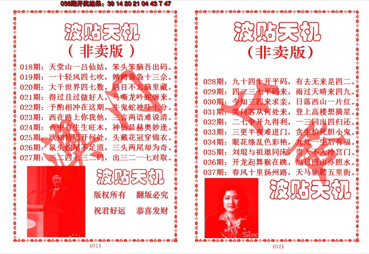 2025037期波贴天机