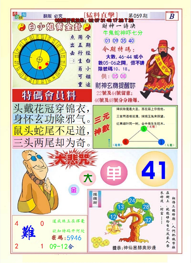 2025059期猛料直击B