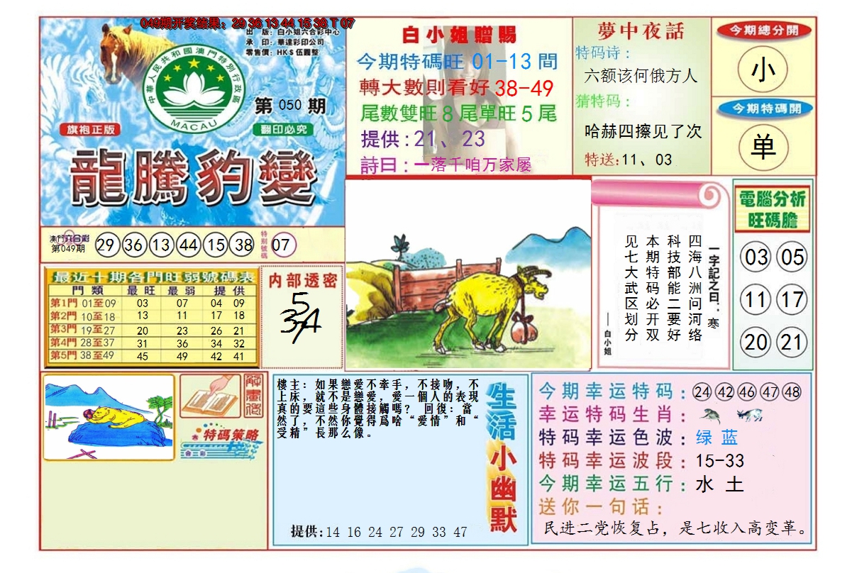 2025050期龙腾豹变