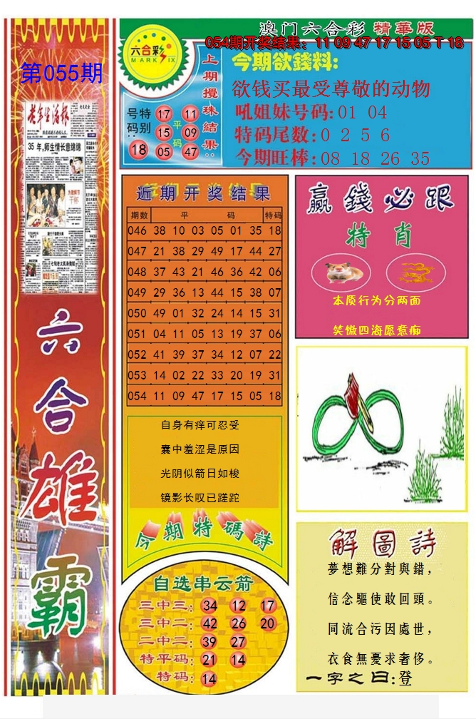 2025055期六合雄霸