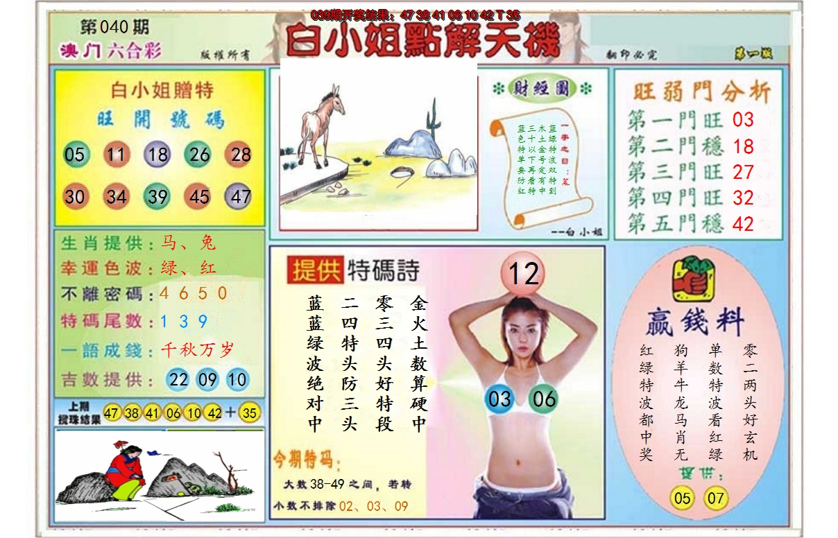 2025040期白小姐点解天机A