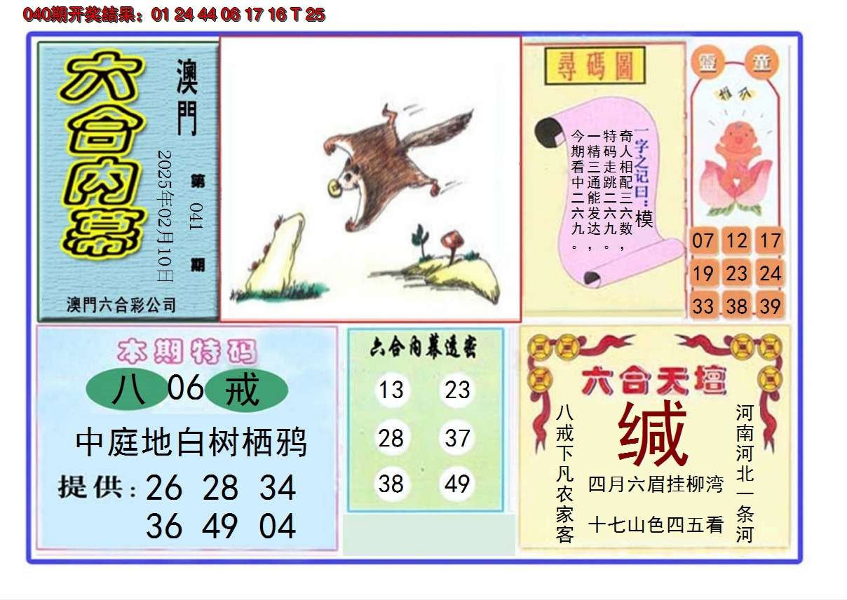 2025041期六合内幕