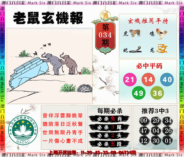 2025034期老鼠玄机报