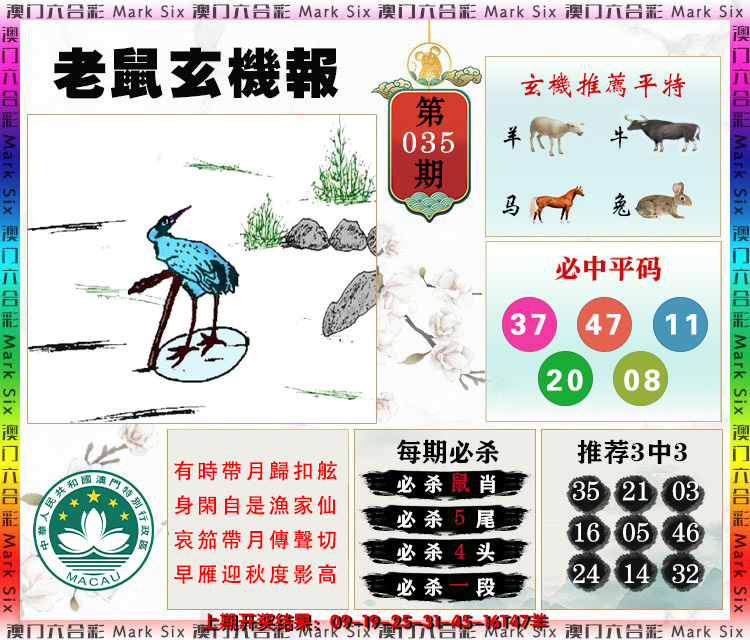 2025035期老鼠玄机报
