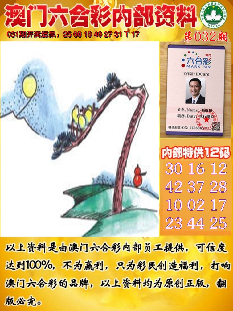 2025032期六合内部资料