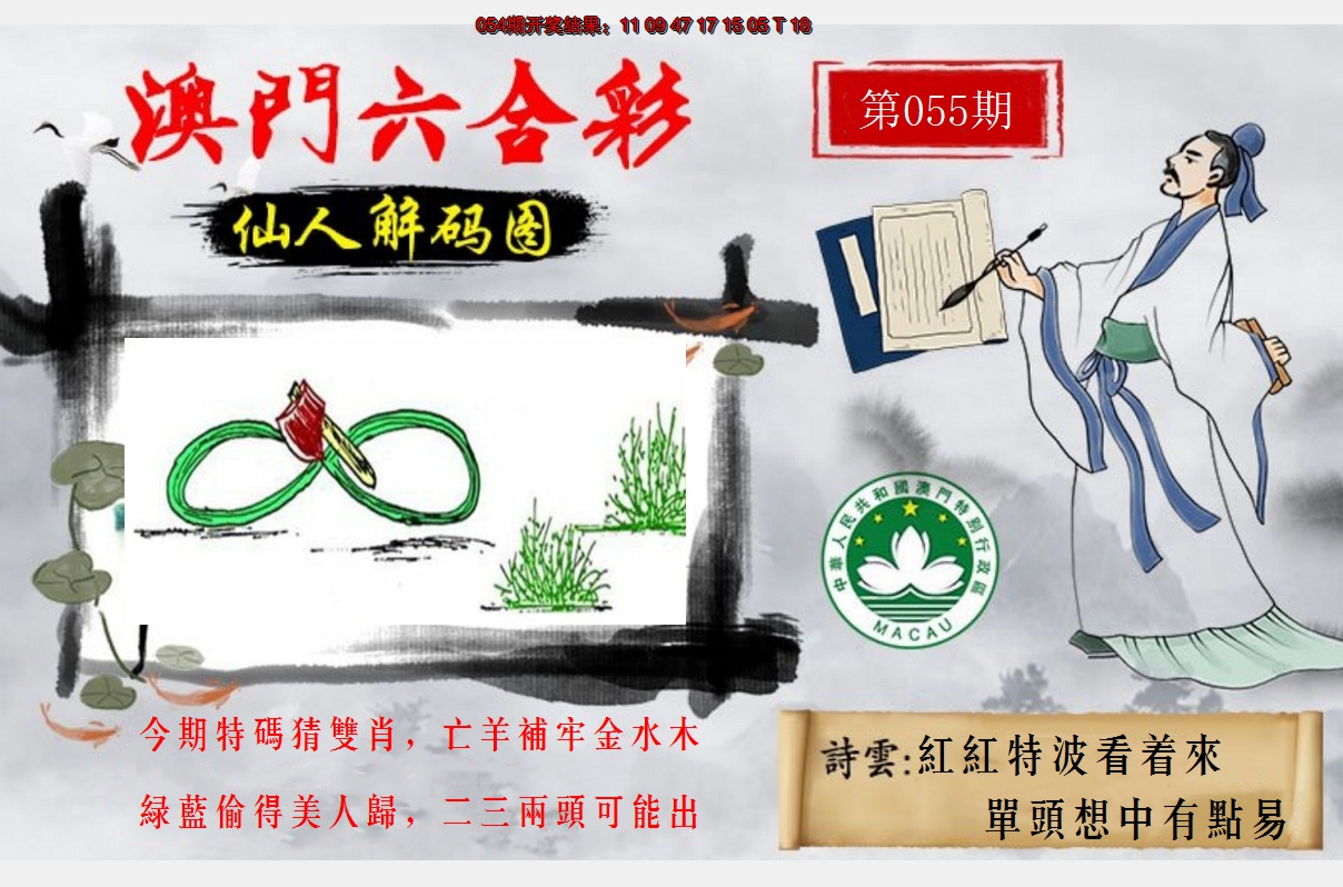 2025055期仙人解码图