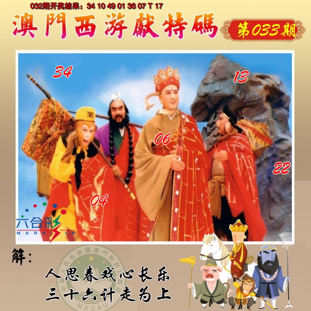 2025033期西游献码