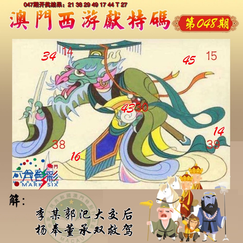 2025048期西游献码