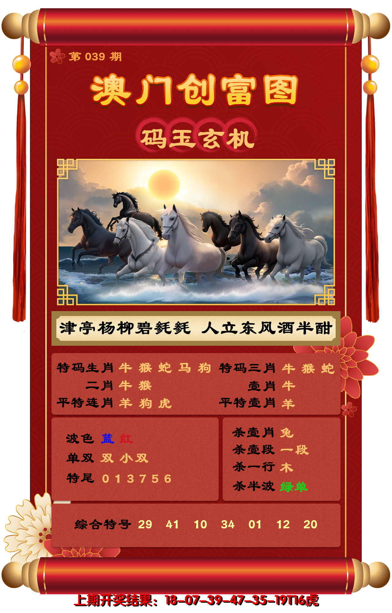 2025039期澳门创富图