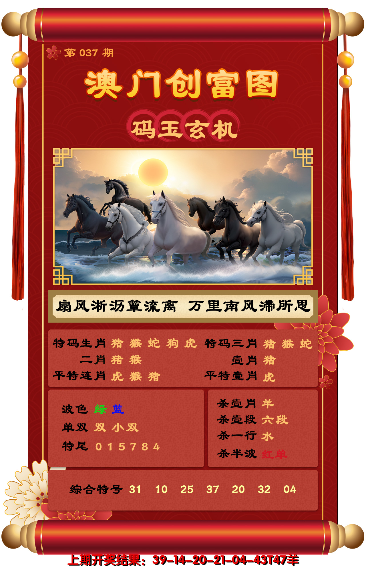 2025037期澳门创富图