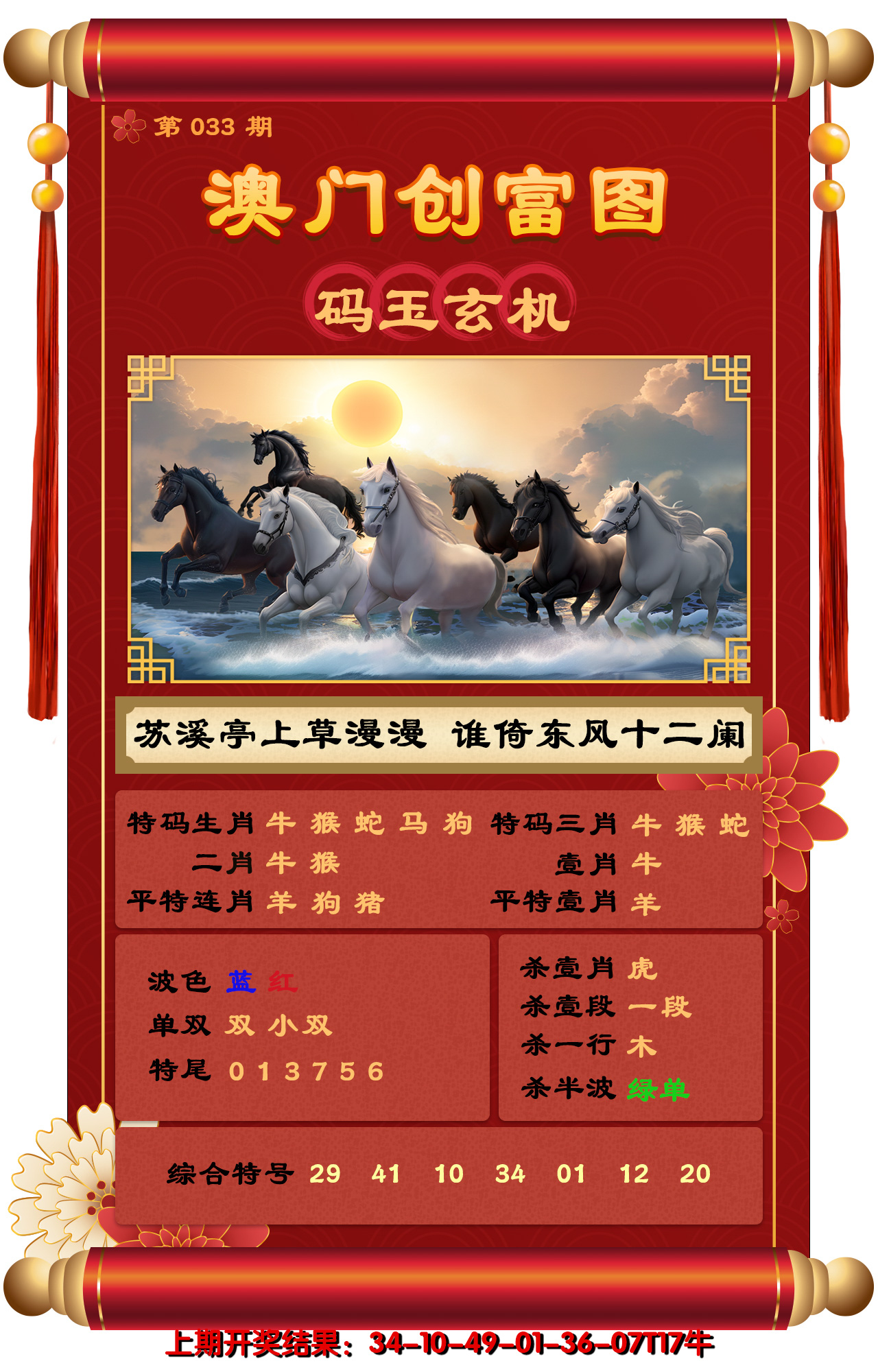 2025033期澳门创富图