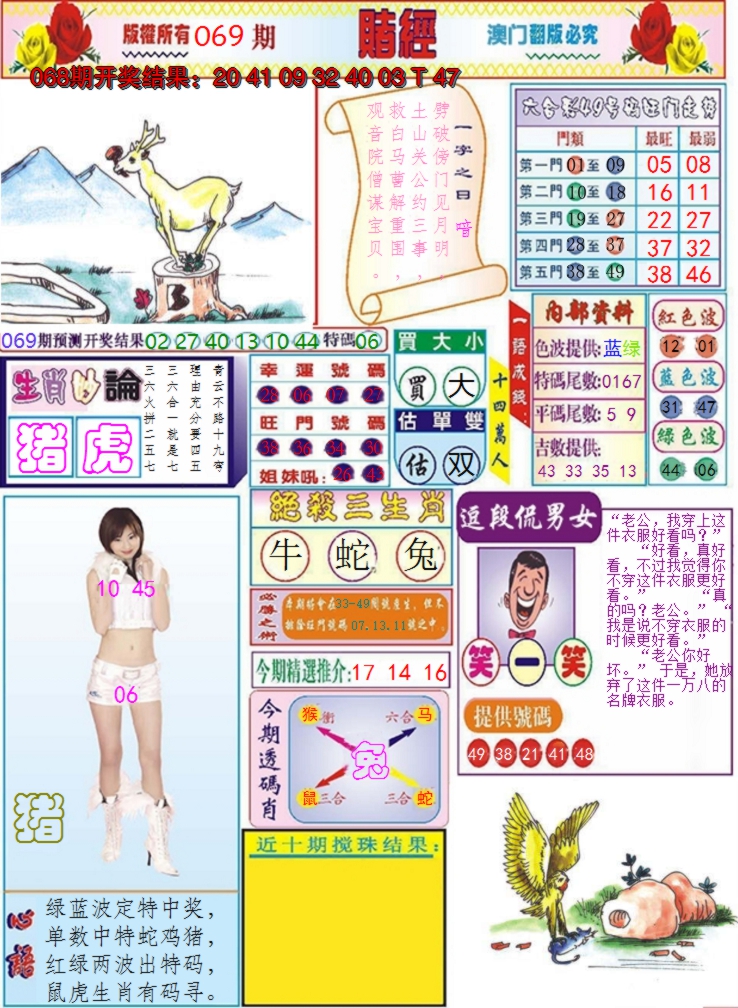 2025069期澳门赌经