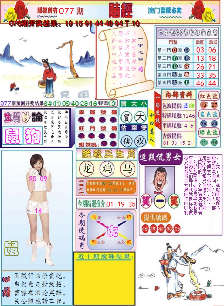 2025077期澳门赌经