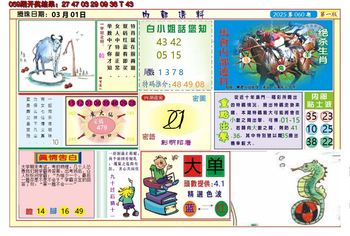 2025060期澳门内部透料A