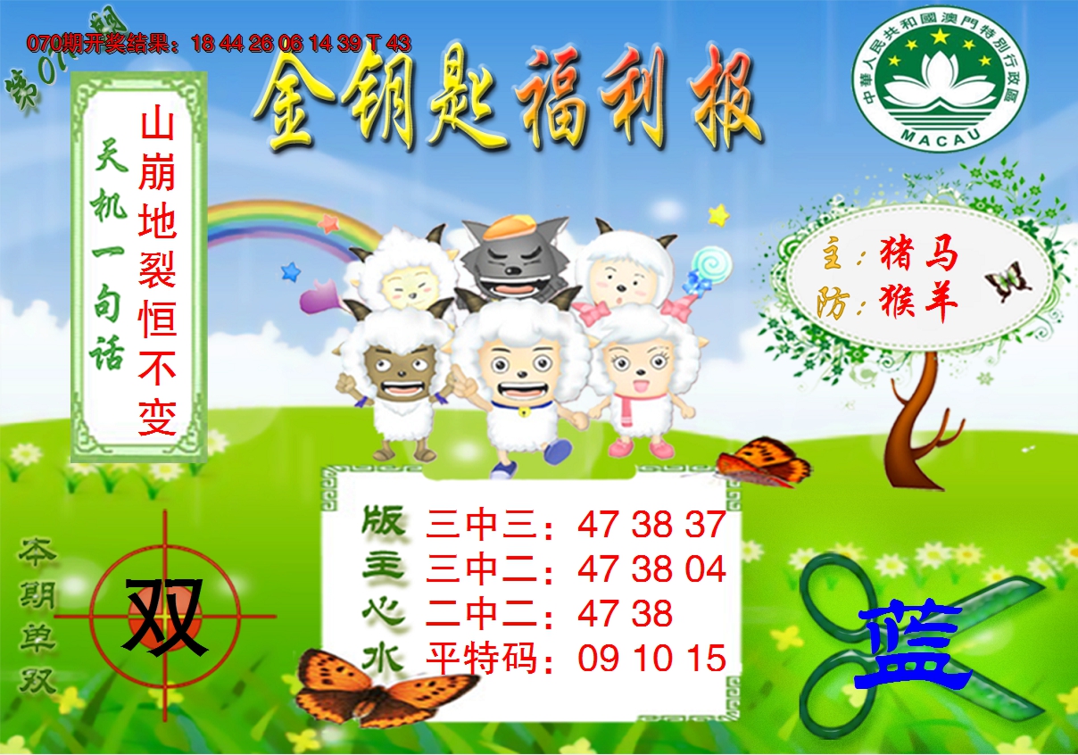2025071期《金钥匙福利》