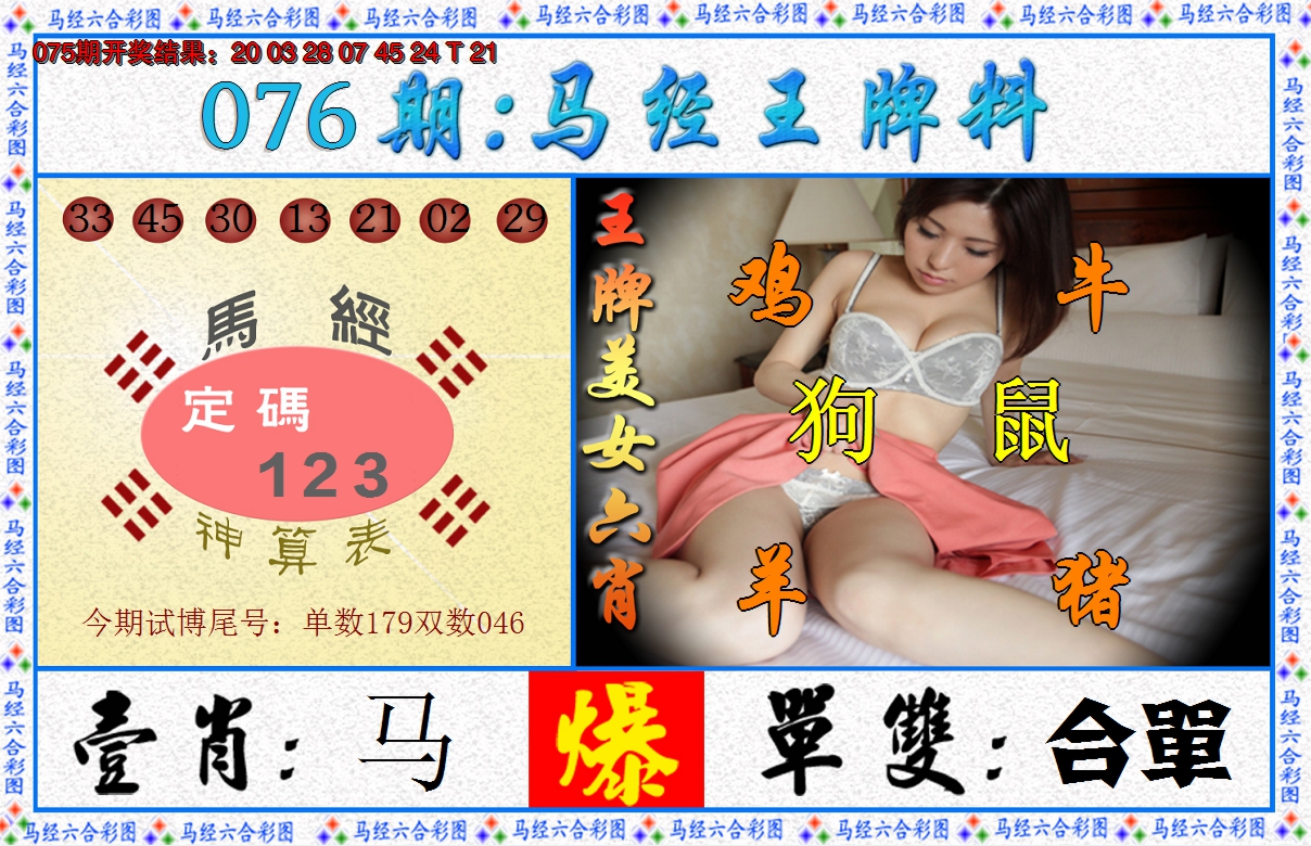 2025076期澳门王牌料