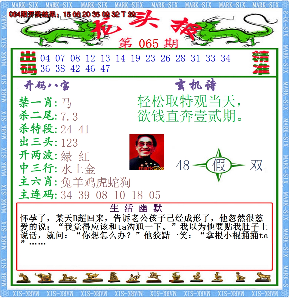2025065期澳门龙头报