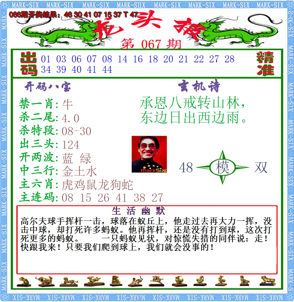 2025067期澳门龙头报