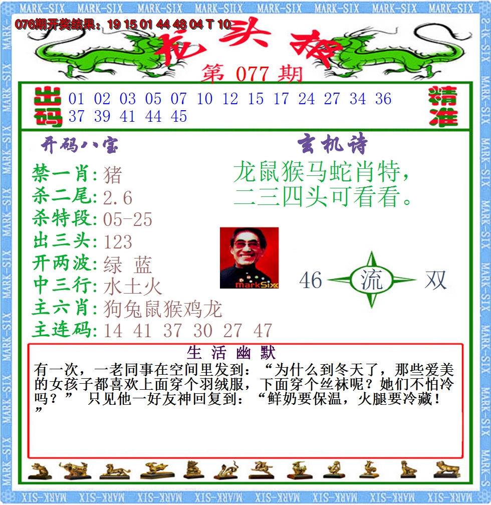 2025077期澳门龙头报