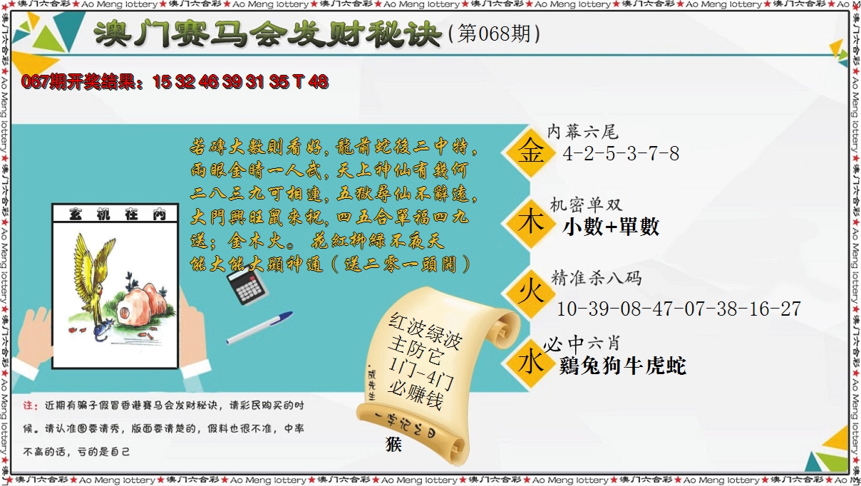 2025068期发财秘诀