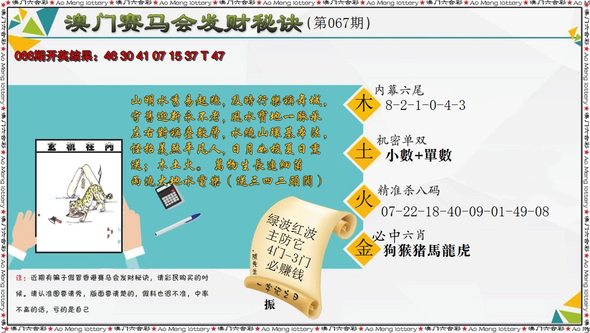 2025067期发财秘诀