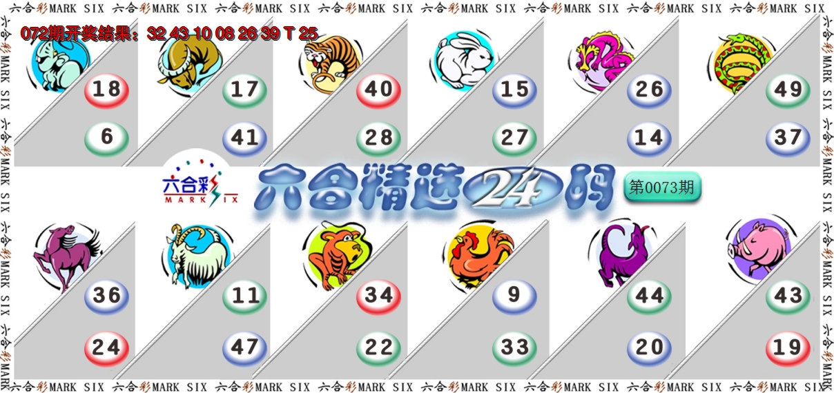 2025073期六合精选24码
