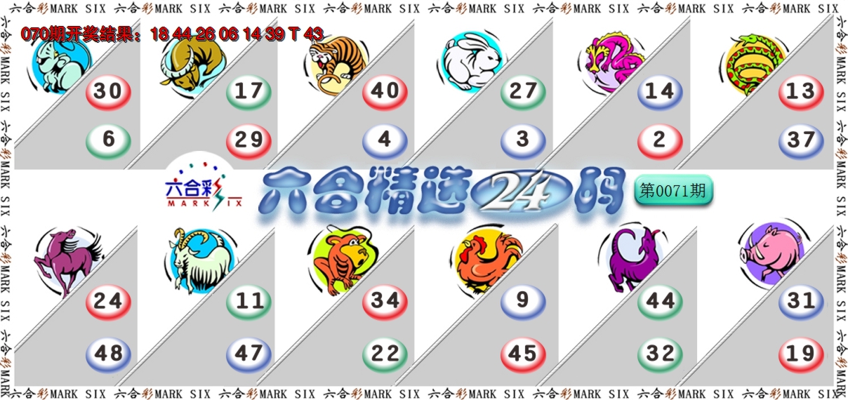 2025071期六合精选24码