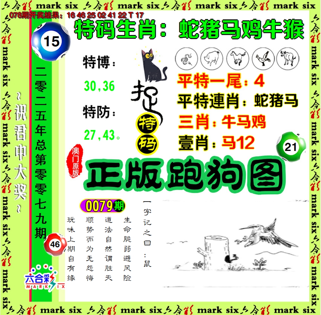 2025079期正版跑狗图