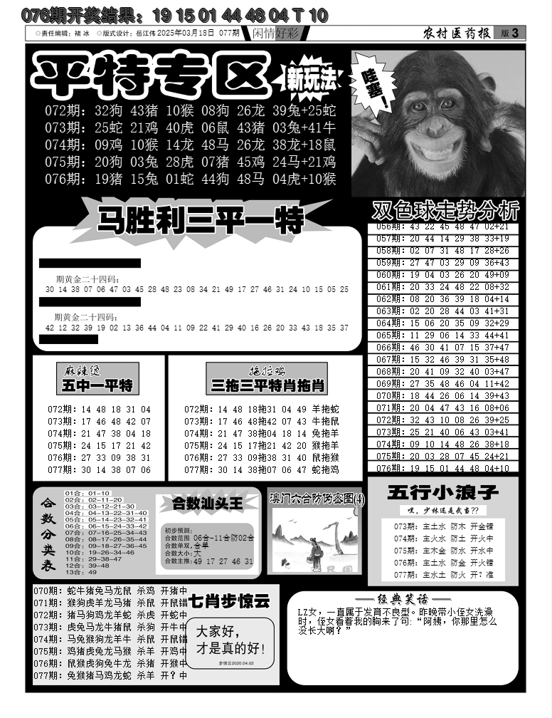2025077期新粤彩F