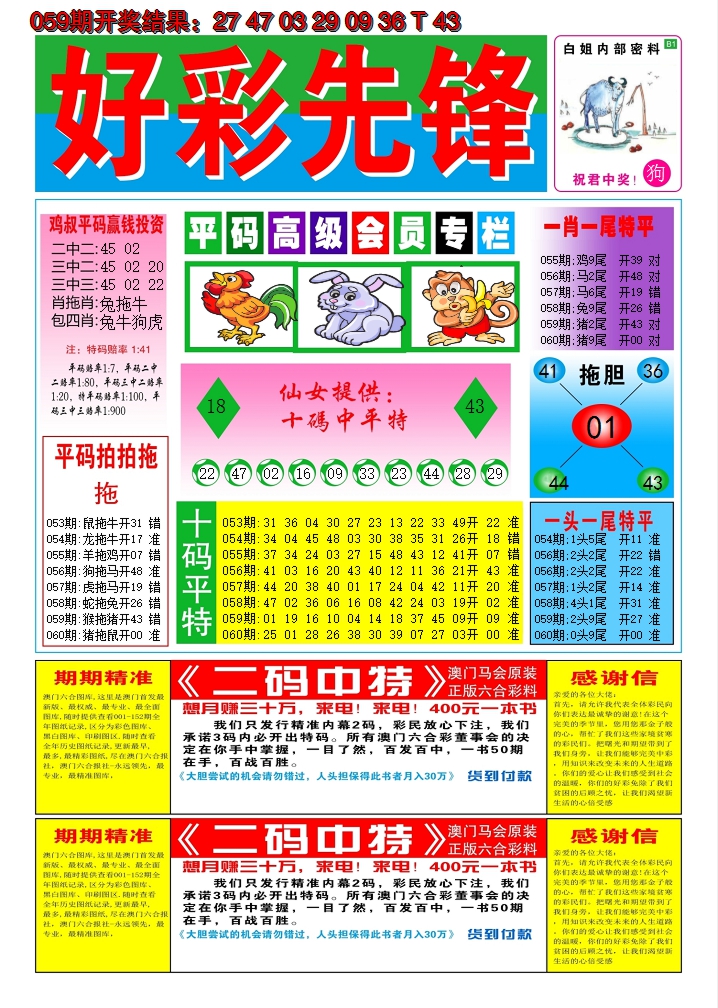 2025060期好彩先锋D
