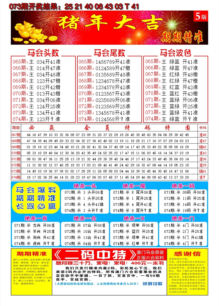 2025074期澳门开门红D