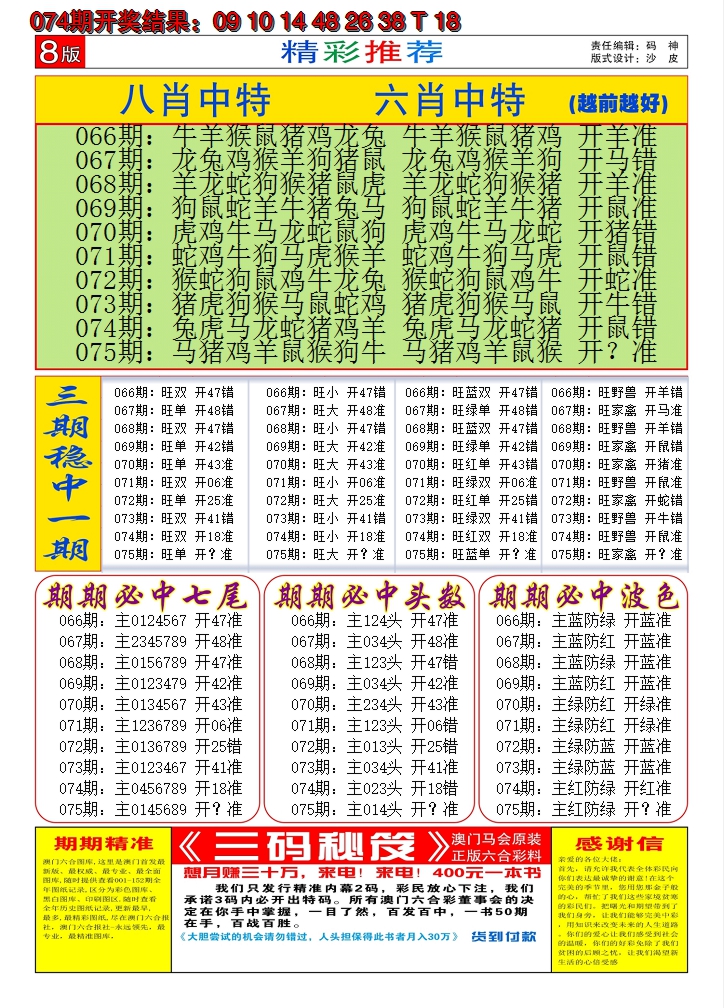 2025075期澳门六合梦C