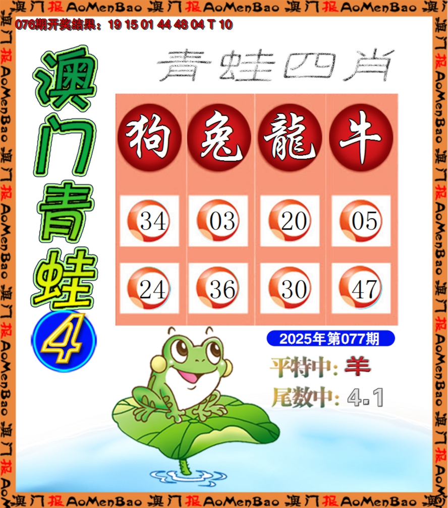 2025077期青蛙系列4