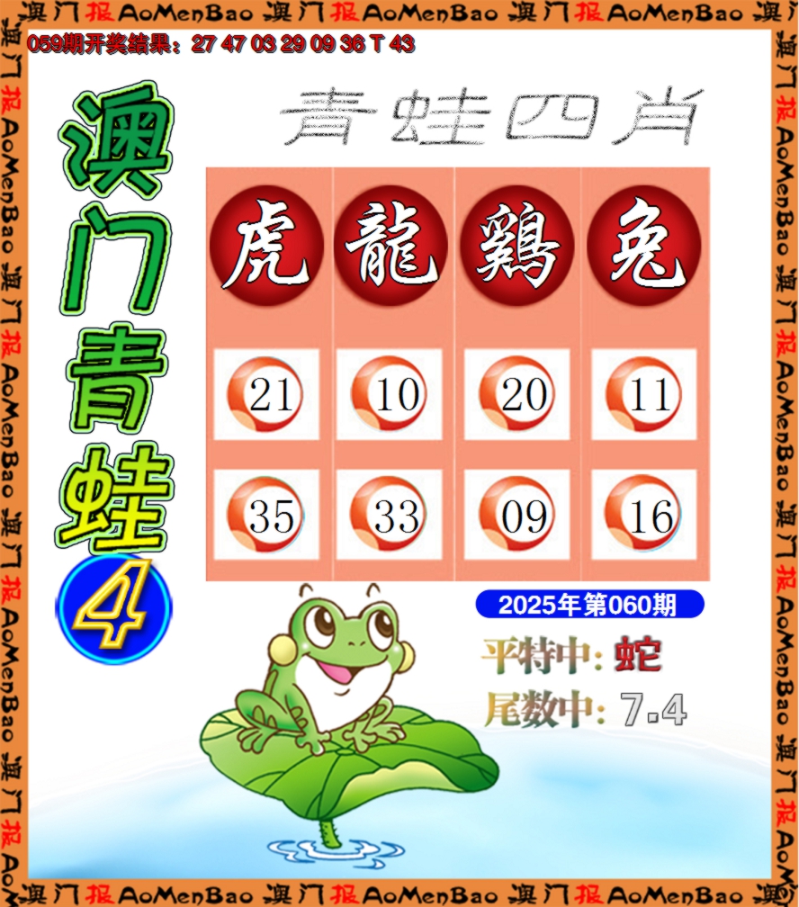2025060期青蛙系列4