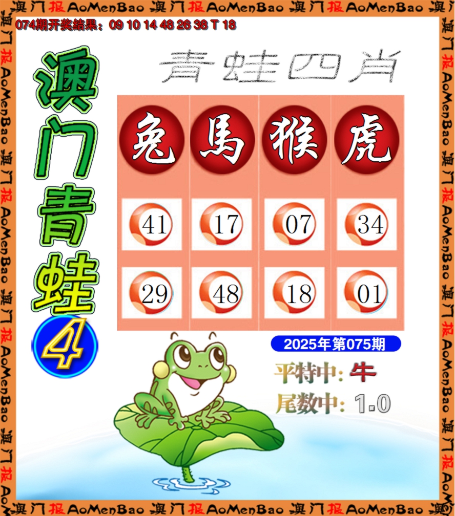 2025075期青蛙系列4