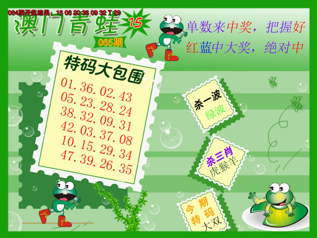 2025065期青蛙系列15
