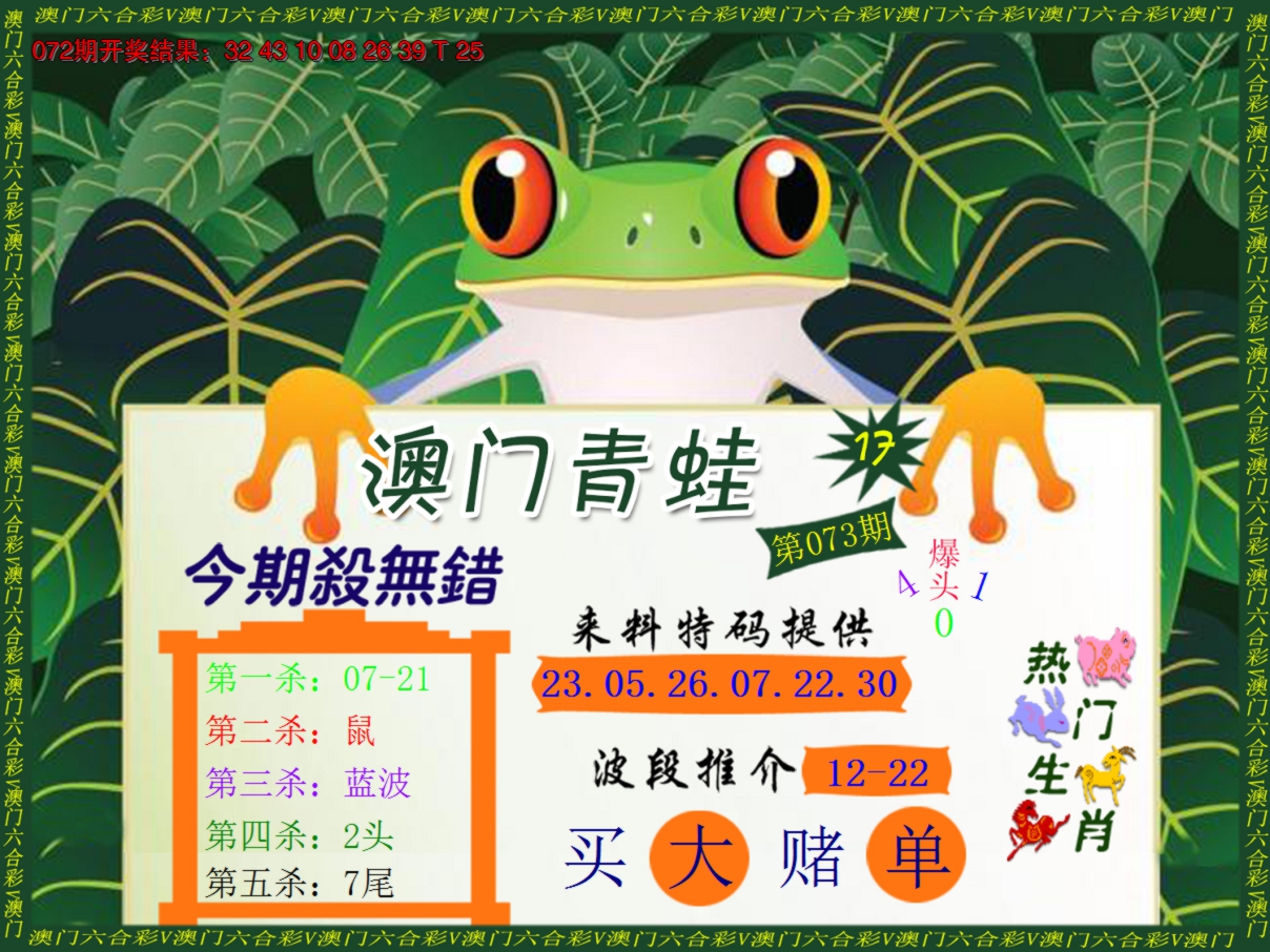 2025073期青蛙系列17