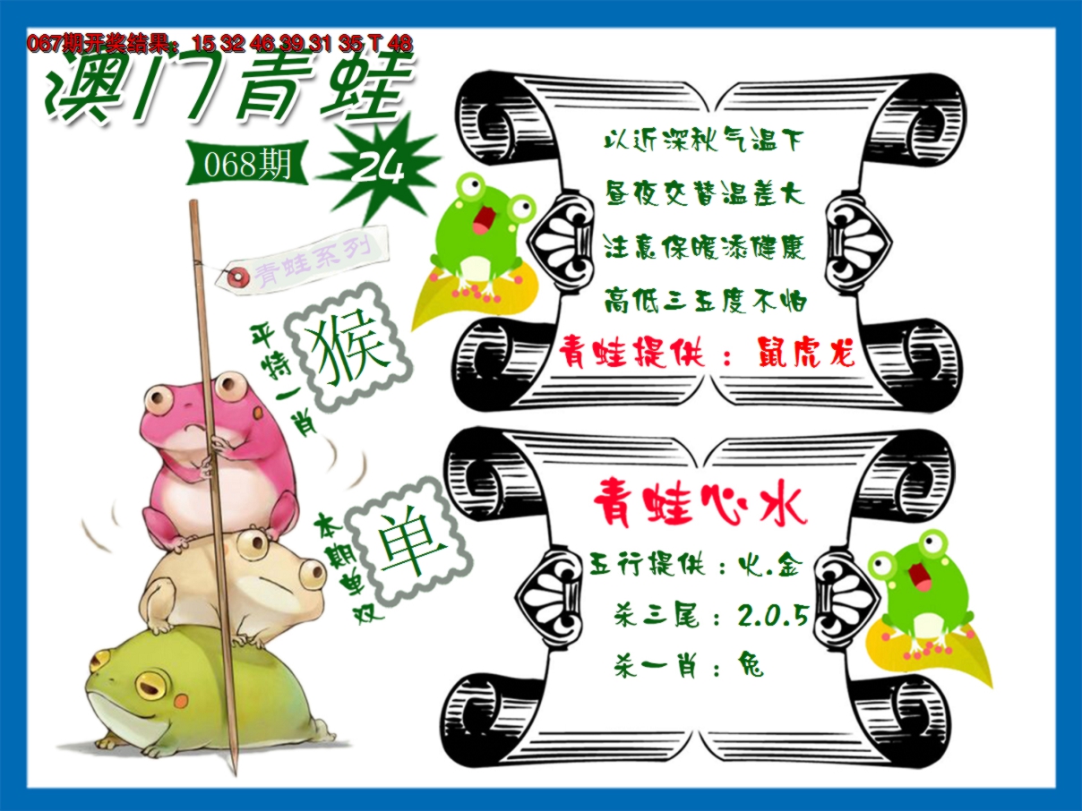 2025068期青蛙系列24