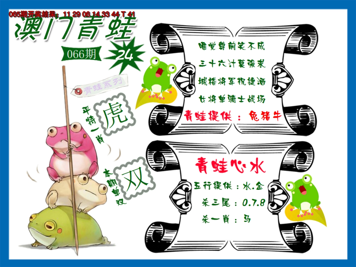 2025066期青蛙系列24