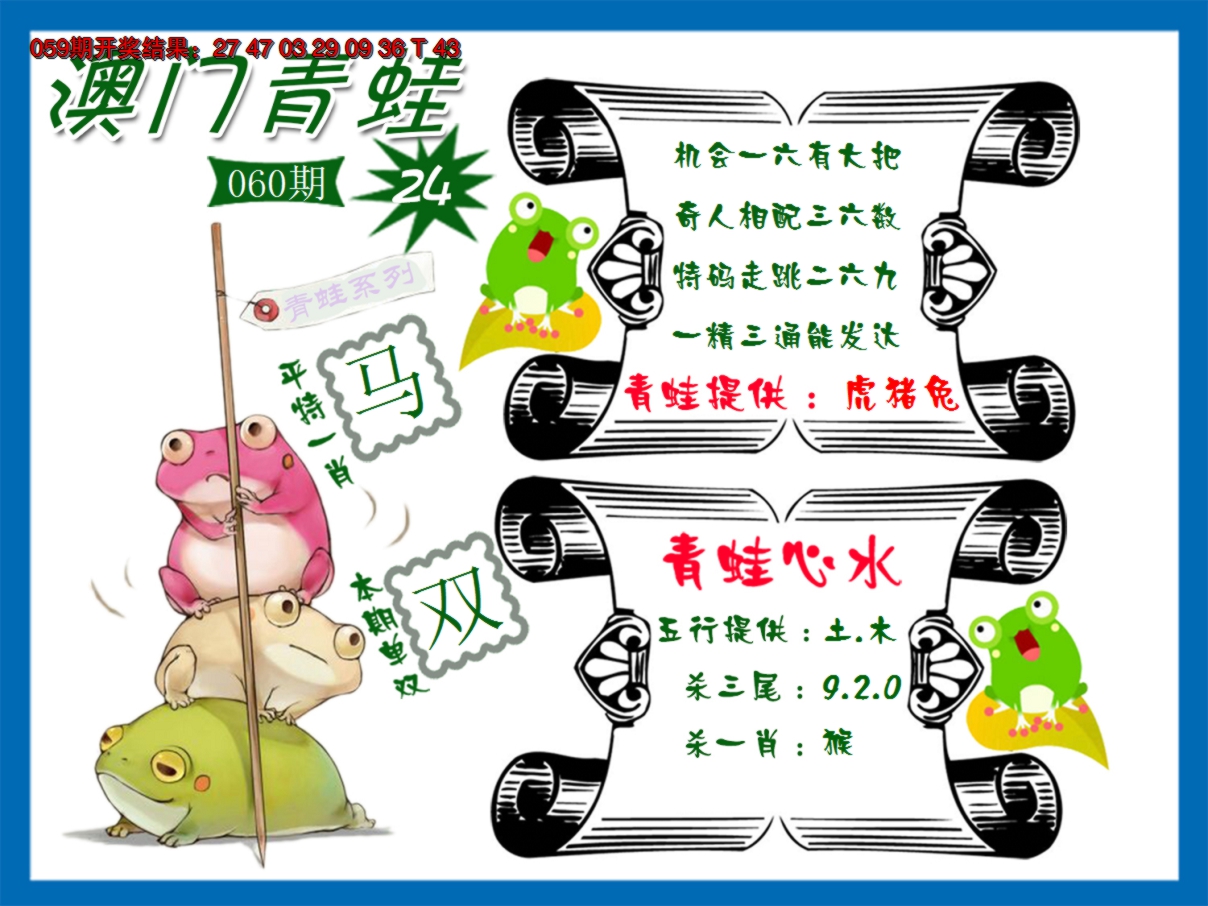 2025060期青蛙系列24