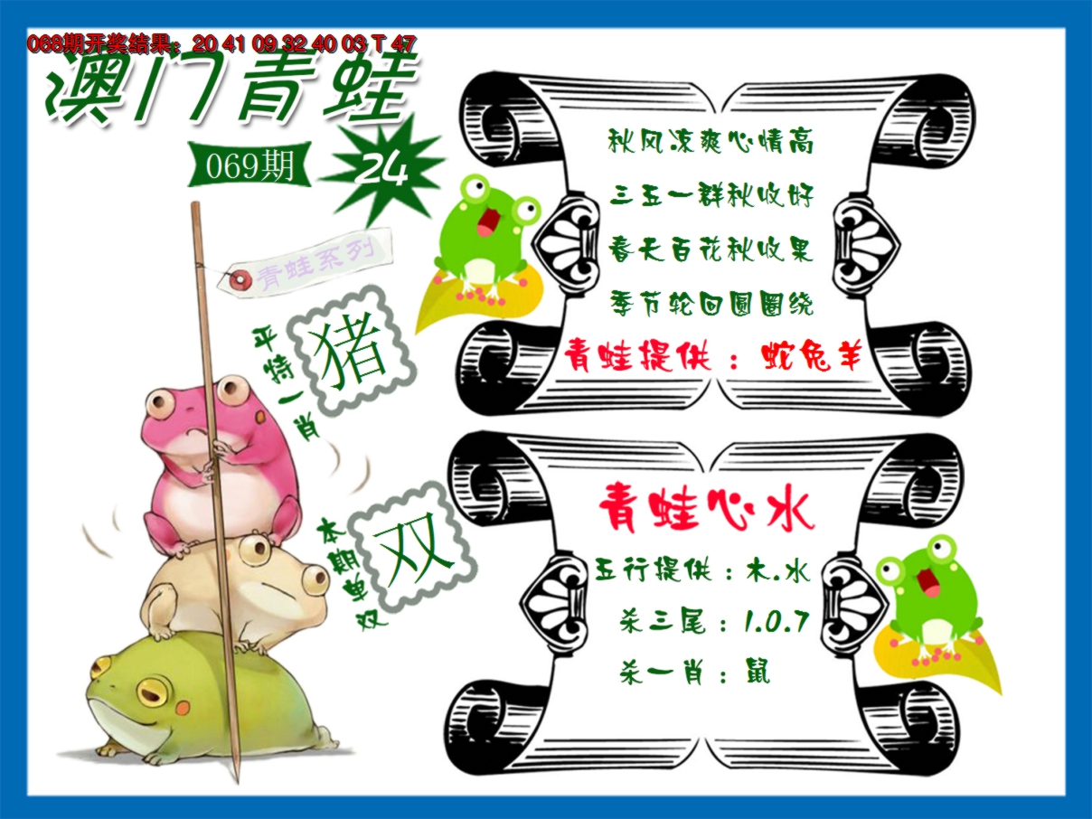 2025069期青蛙系列24