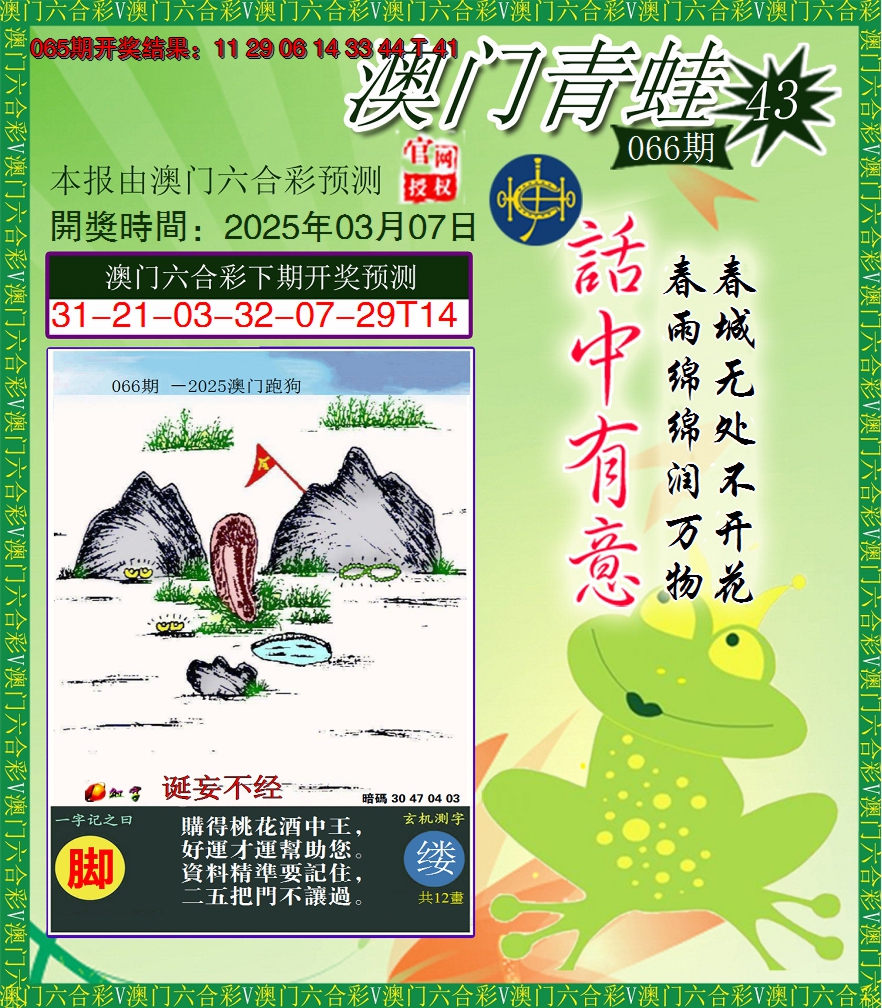 2025066期青蛙系列43
