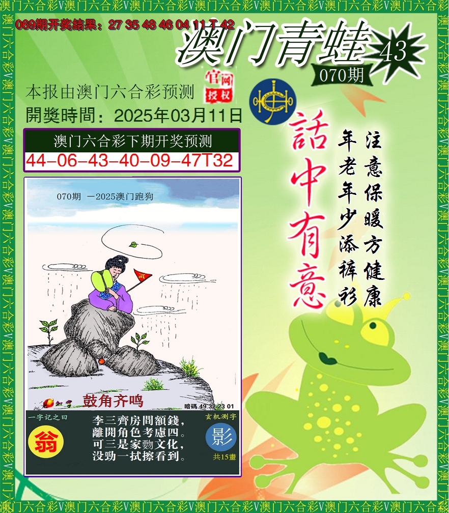 2025070期青蛙系列43