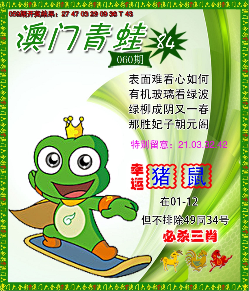 2025060期青蛙系列84