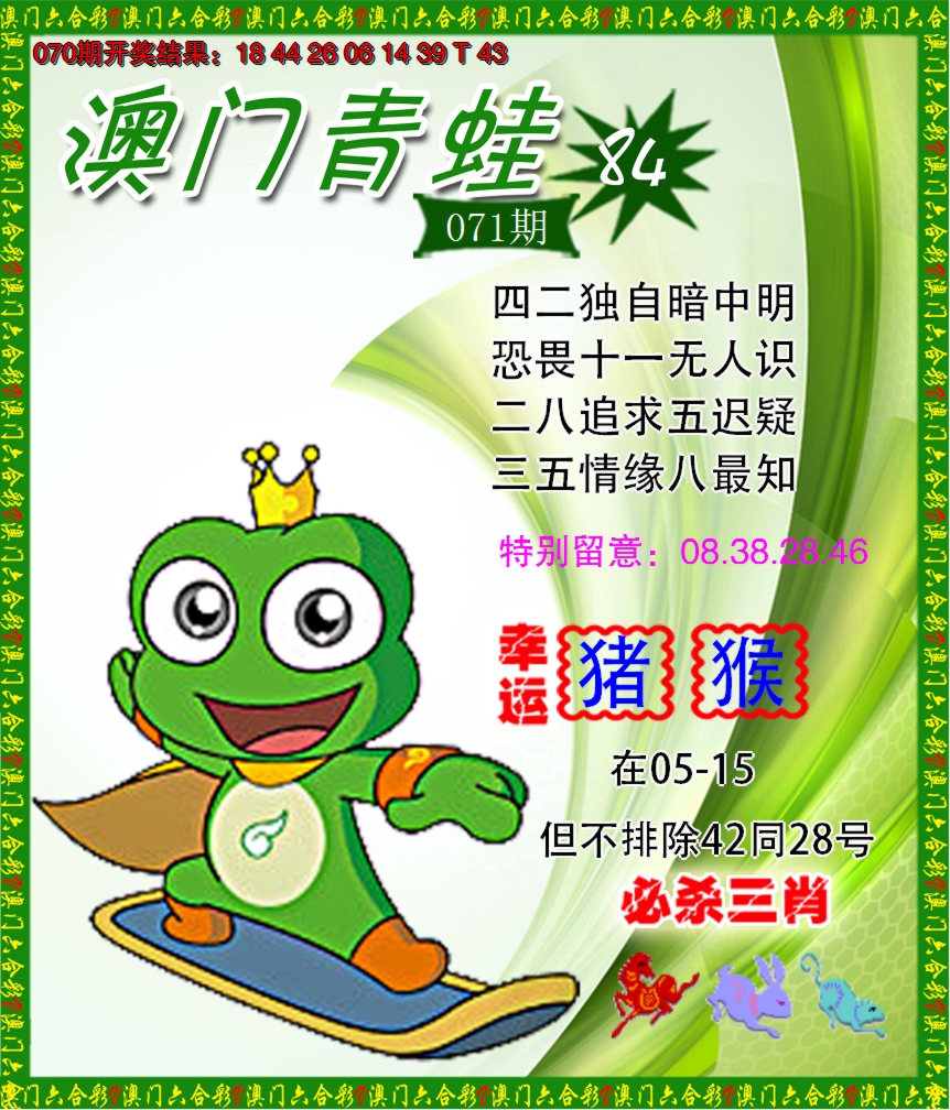 2025071期青蛙系列84