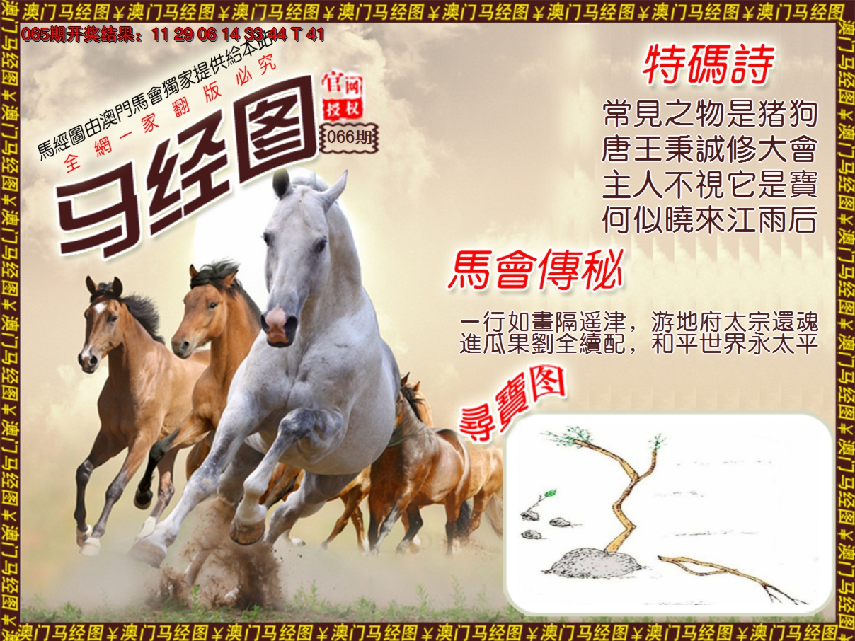 2025066期马经系列1